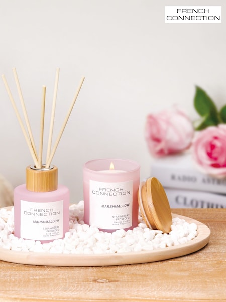 French Connection NaturalPink Gift Set with Tray and Stones (AN6626) | £25