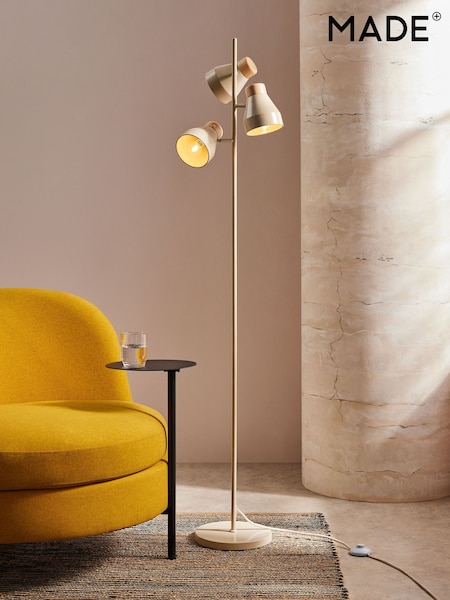 MADE.COM Cream Albert Floor Lamp (AN6832) | £139