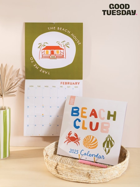 Good Tuesday Beach Club 2025 Calendar (AN6910) | £19