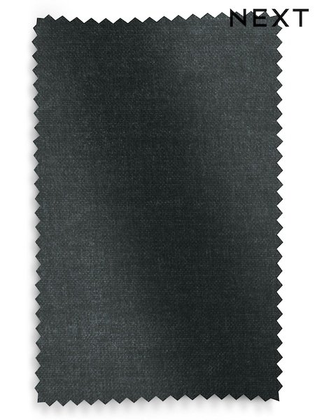 Slate Charcoal Grey Opulent Chenille Upholstery Swatch (AN6931) | £0