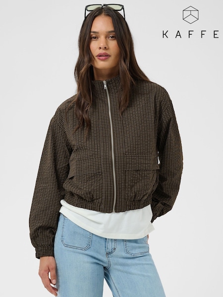Brown - Kaffe Kamirana Bomber Jacket