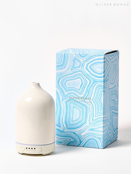 Oliver Bonas Cream Ombre Oil Electric Aroma Diffuser (AN7174) | £45