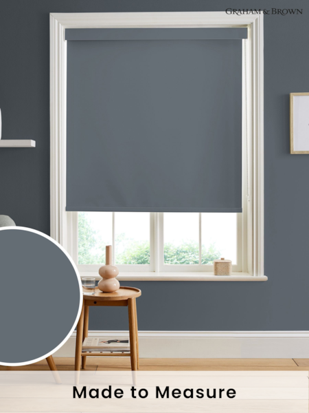 Graham & Brown Smog Grey Smog Made to Measure Roller Blinds (AN7209) | £58