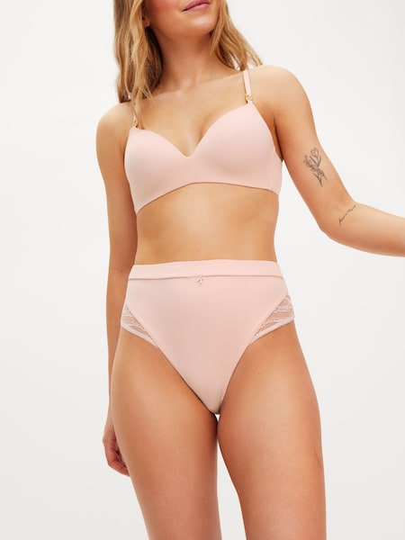 KBX Pink Charlotte Brushed Padded T-Shirt Non-Wire Bra (AN7269) | £14