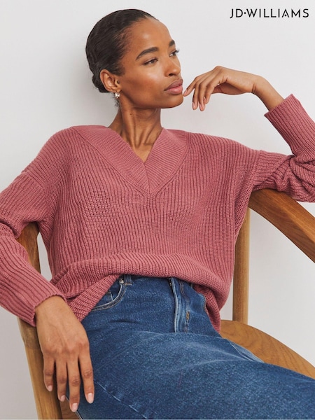 JD Williams Pink V-Neck Tunic (AN7401) | £26