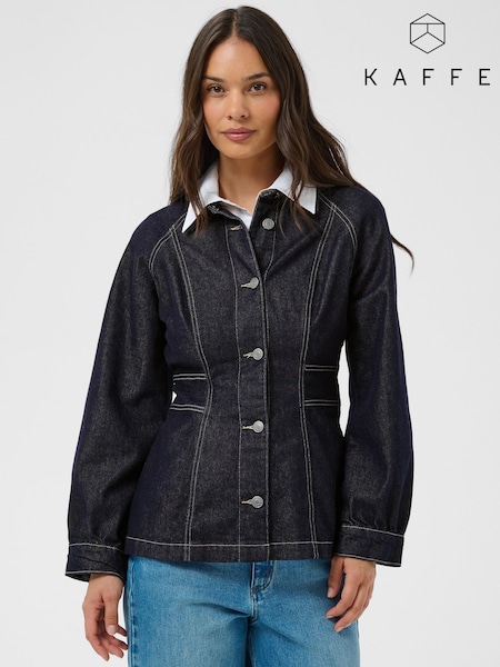 Blue - Kaffe Kaghita Denim Shirt