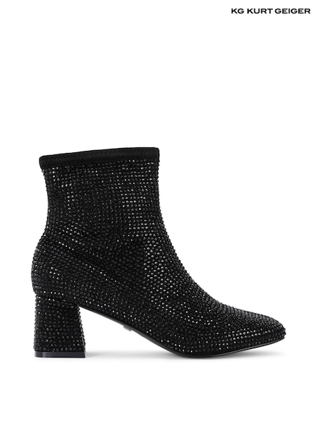 KG Kurt Geiger Storm Gem Black Boots (AN7579) | £99