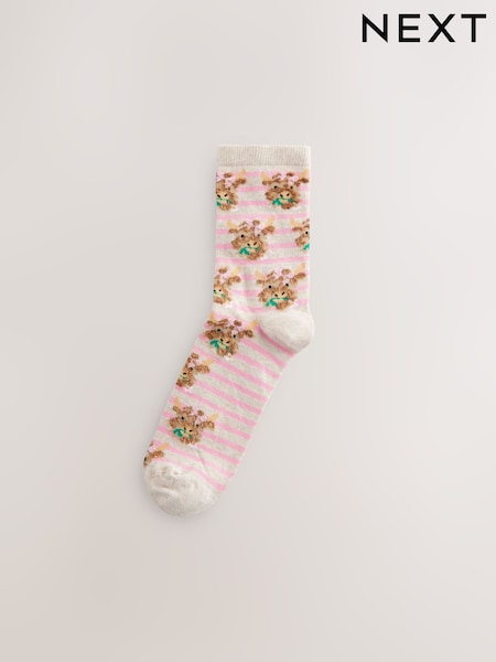 Hamish the Highland Cow Spring Sack Socks Gift 1 Pack (AN8124) | £4.50