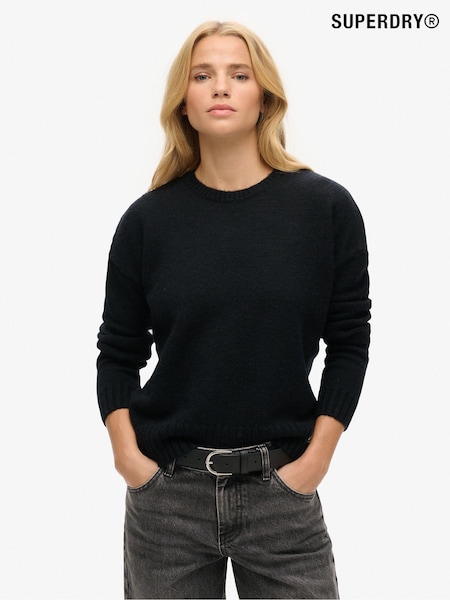 Superdry Blue Essential Crew Neck Jumper (AN8681) | £45
