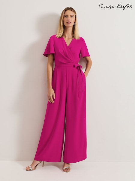 Phase Eight Pink Julissa Wide Leg Jumpsuit (AN8757) | £139