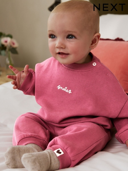 Berry Purple Baby Sweater and Leggings Set 2 Piece (0mths-2yrs) (AN9109) | £12 - £14