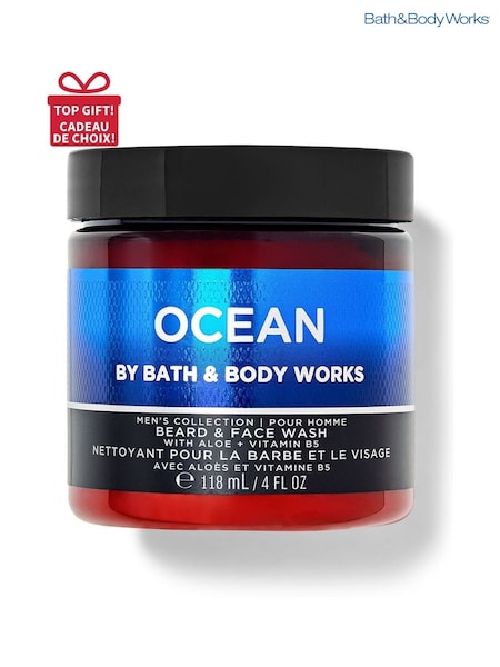 Bath & Body Works Ocean Beard & Scruff Cream 4 oz / 113 g (AN9255) | £18