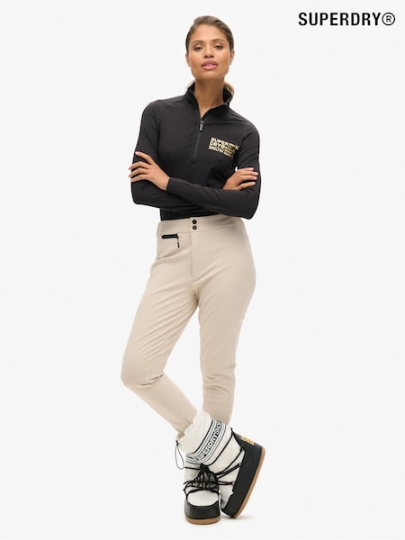 Superdry Grey Ski Luxe Legging Snow Trousers (AN9604) | £150