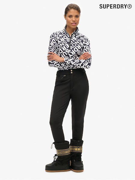 Superdry Black Ski Luxe Legging Snow Leggings (AN9610) | £150