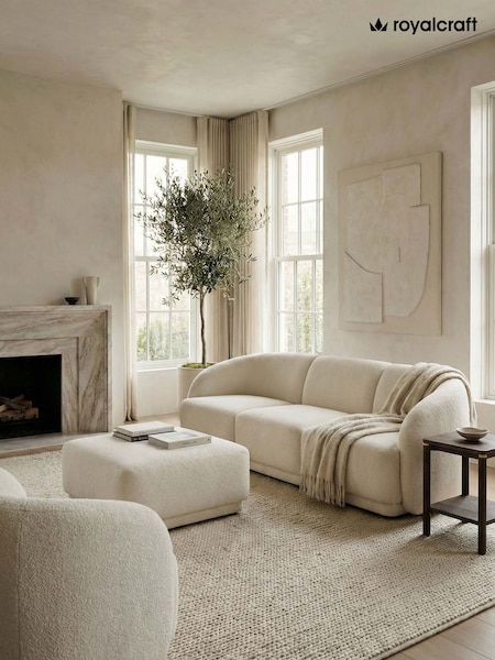 Royalcraft Boux Three-seater Sofa With Ottoman