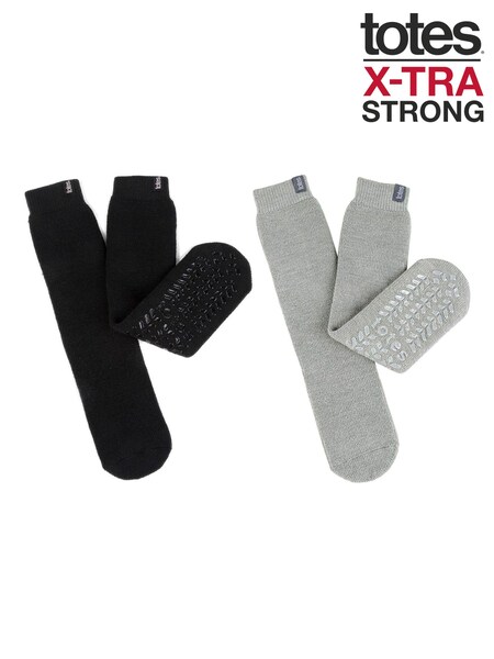 Totes Black Ladies Thermal Brushed Socks 2 Pair (AN9942) | £20