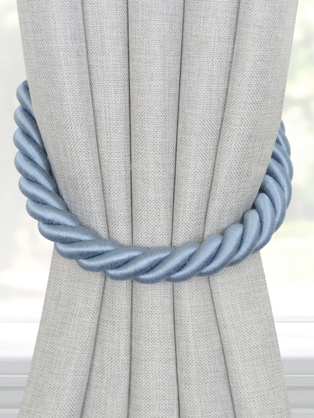 Blue 1 Pair of Rope Curtain Tiebacks (AP0117) | £28
