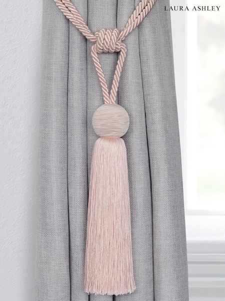 Laura Ashley Pink 1 Pair of Theodora Curtain Tiebacks (AP0119) | £35