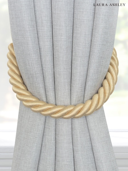 Laura Ashley Gold 1 Pair of Rope Curtain Tiebacks (AP0121) | £28