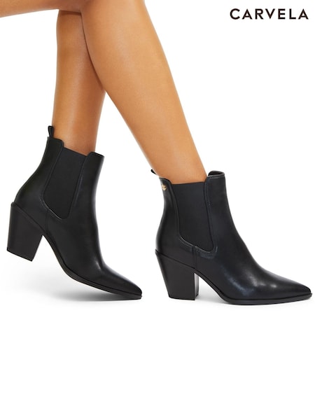Carvela Ranch Black Ankle Boots (AP0163) | £149