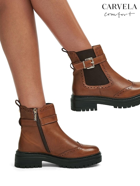 Carvela Headline Brogue Boots (AP0164) | £119