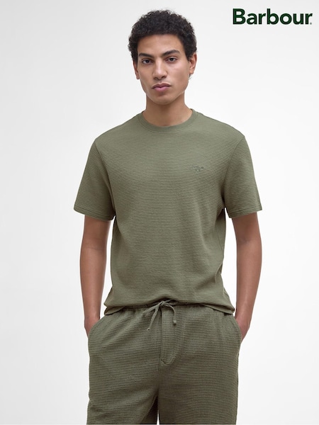 Barbour® Green Platford Tailored 100% Cotton T-Shirt (AP0832) | £50