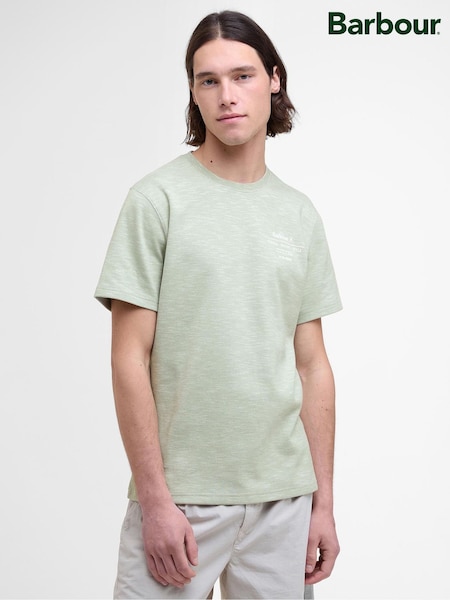 Barbour® Grey Huckley Tech T-Shirt (AP0836) | £50