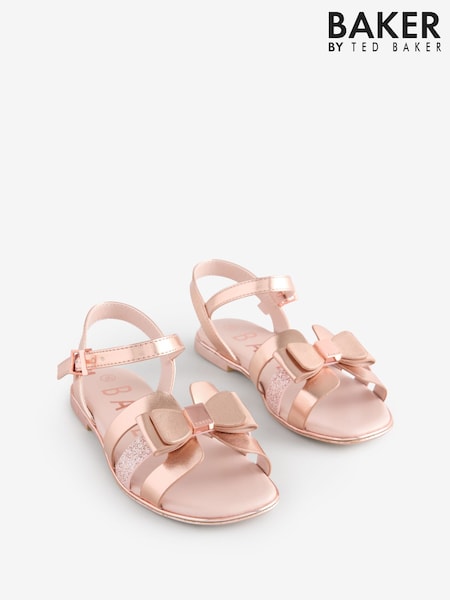Baker by Ted Baker Girls Bow Sandals (AP0900) | £34 - £36