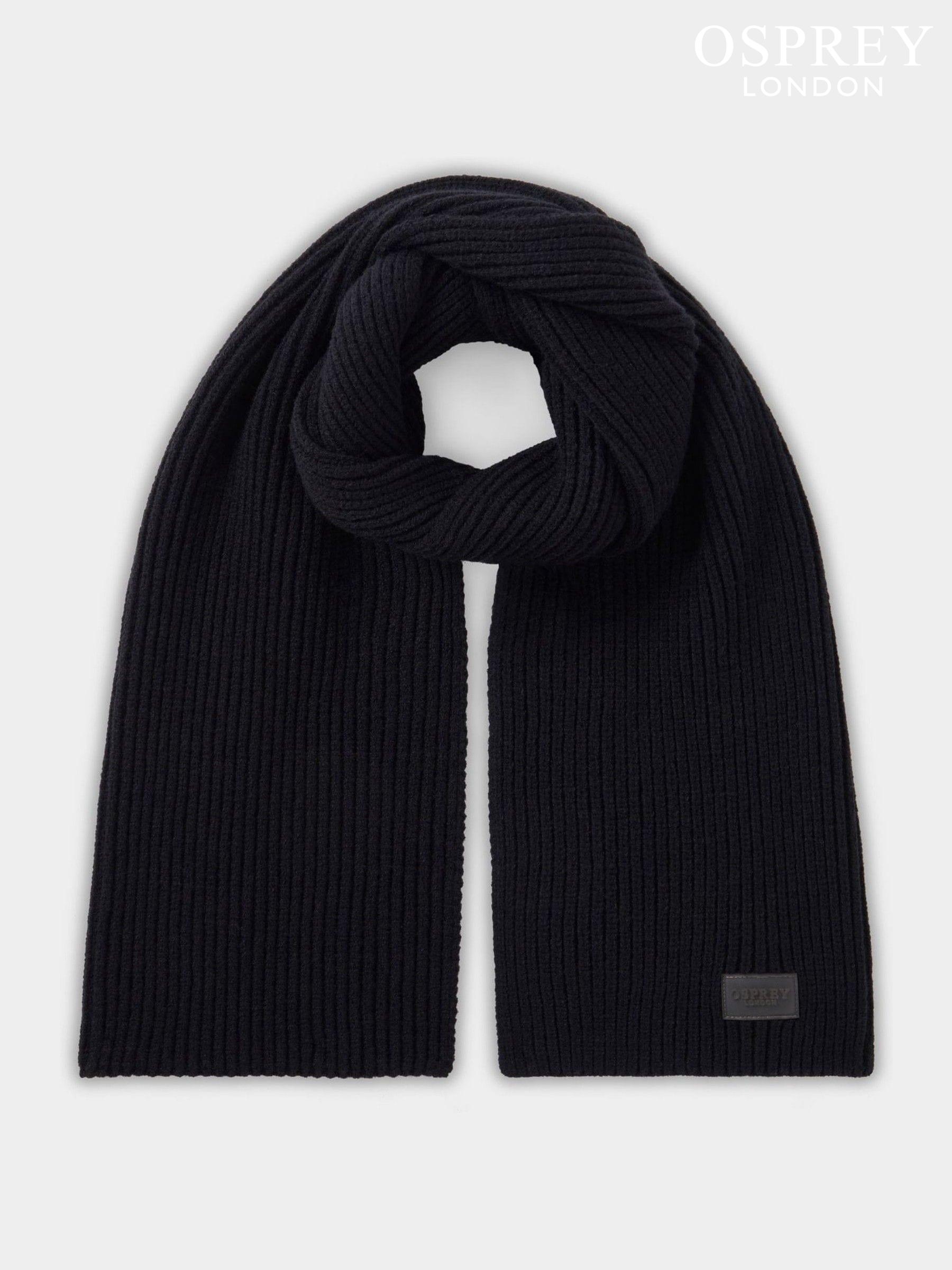 Buy Women's Scarves Black Knitted Accessories Online | Next UK