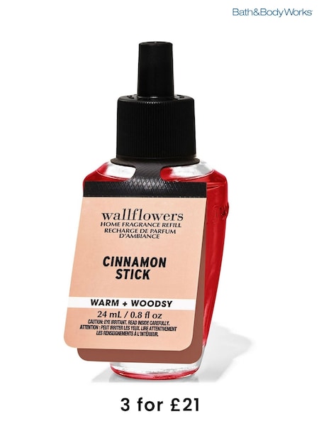 Bath & Body Works Cinnamon Stick Wallflower Diffuser Fragrance Refill 0.8 fl oz / 24 ml (AP1274) | £9