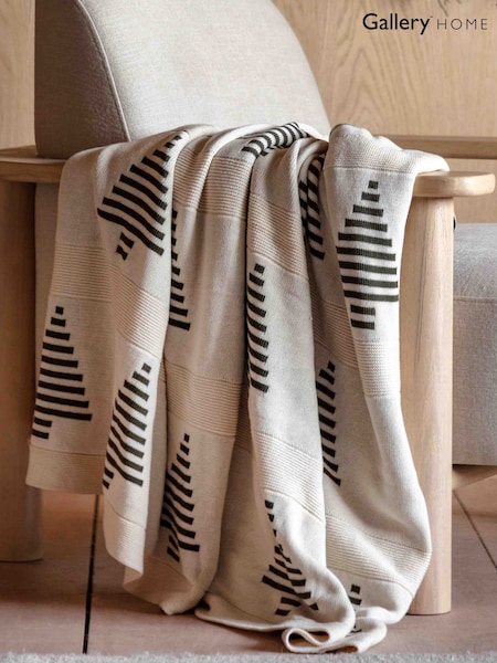 Gallery Home Forest Tree Knit Throw