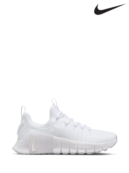 Nike White Free Metcon 6 Training Trainers (AP1694) | £120