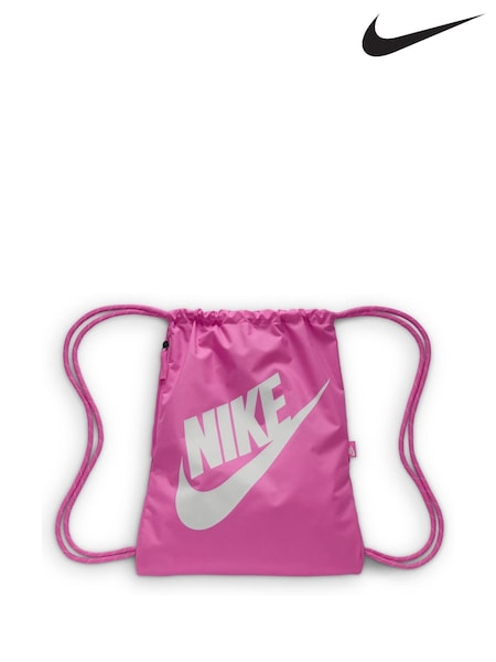 Nike Playful Pink Heritage Drawstring Bag (AP1746) | £20