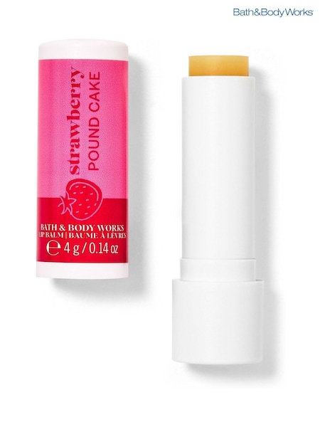 Bath & Body Works Strawberry Pound Cake Lip Balm 0.14 oz / 3.97 g (AP1844) | £10