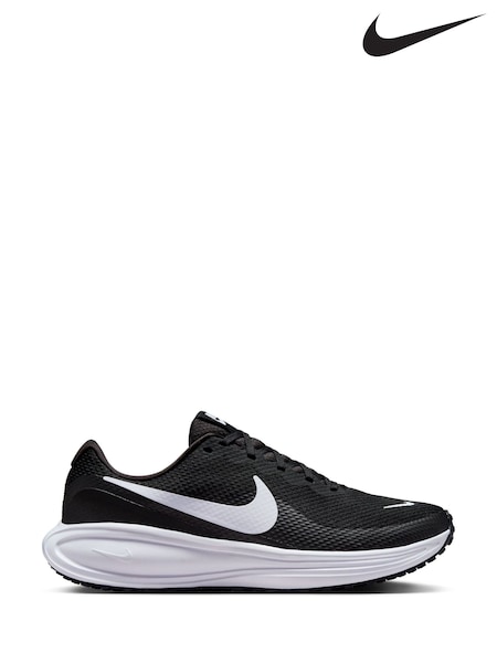 Nike Black/White Revolution 8 Road Running Trainers (AP1963) | £60
