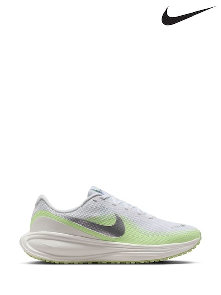 Nike White Volt Revolution 8 Road Running Trainers (AP1965) | £60