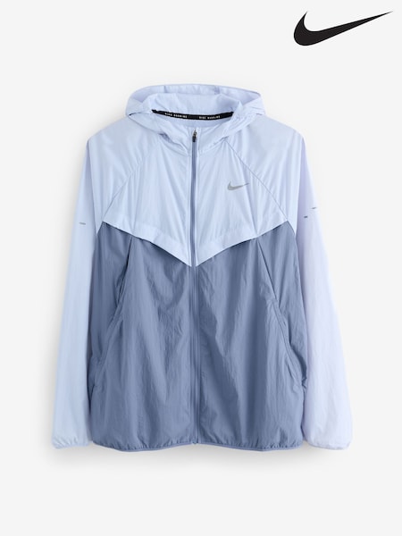 Nike Ghost Blue Dri-FIT Stride Woven Running Jacket (AP2023) | £100