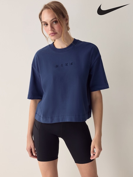 Nike Blue Sportswear Short Sleeve T-Shirt (AP2080) | £38