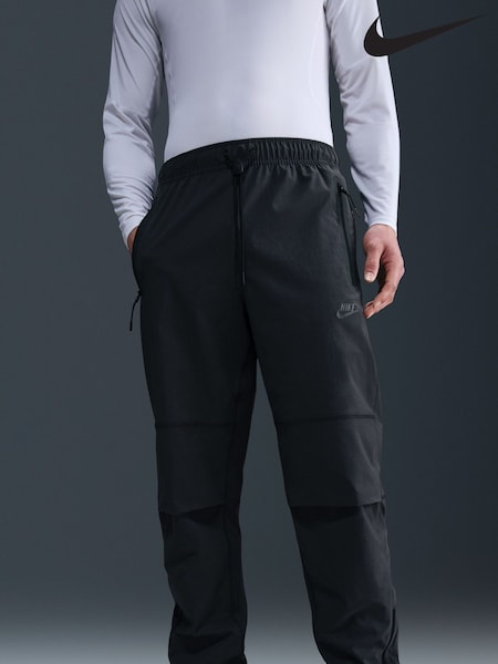 Nike Grey/Black Tech Woven Joggers (AP2154) | £90