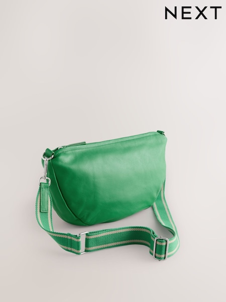 Green Leather Sling Bag (AP2512) | £39