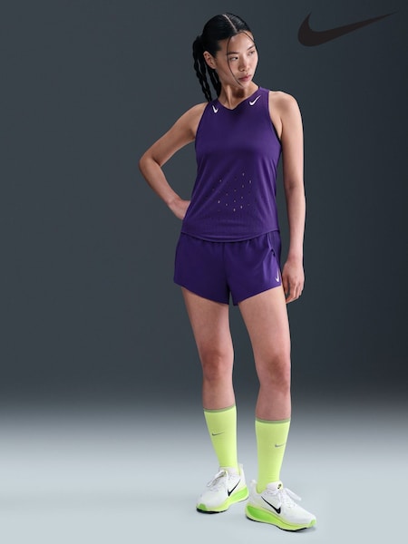 Nike Court Purple Aero Swift DriFIT ADV Running Singlet Vest (AP2601) | £75