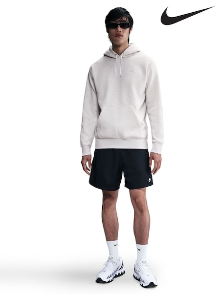 Nike Grey Birch Heather Club Pull Over Hoodie (AP2758) | £55