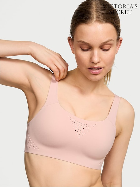 Victoria's Secret Bare Pink Back Close Featherweight Max High Support Sports Bra (AP2790) | £45