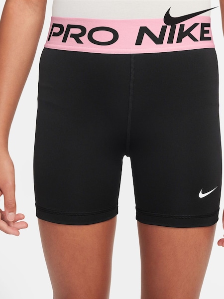 Nike Black Soft Pink 3 Inch Dri-FIT Pro Shorts (AP2892) | £20