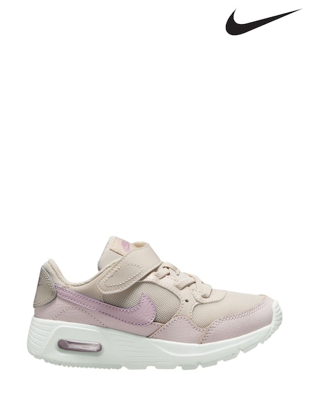 Nike Natural and Pink Junior Air Max SC Trainers (AP2925) | £45
