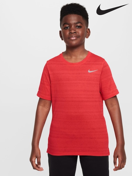 Nike Light Crimson Dri-FIT Miler Training Top (AP2951) | £23