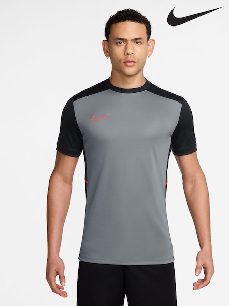 Nike Cool Grey Academy Dri-FIT Short Sleeve Football Top (AP3037) | £23