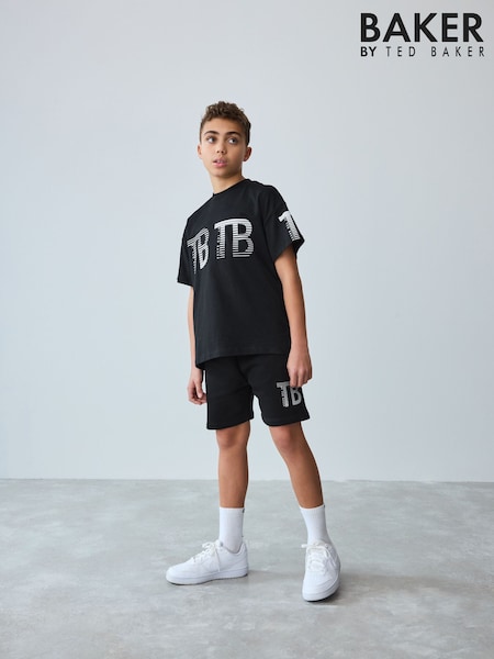 Baker by Ted Baker Oversized T-Shirt And Shorts Set (AP3202) | £30 - £35