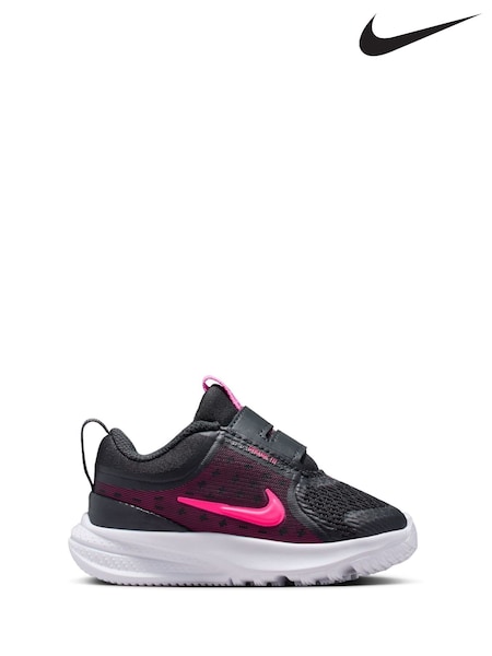 Nike Black/Hyper Pink Infant Star Runner 5 Trainers (AP3451) | £30