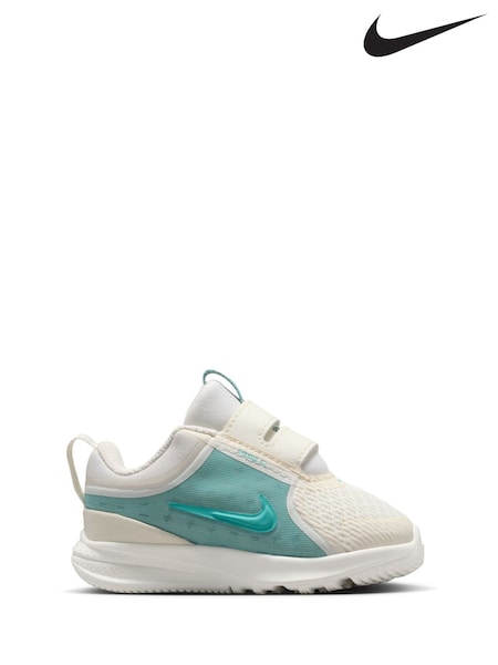 Nike Washed Teal/White Infant Star Runner 5 Trainers (AP3472) | £30